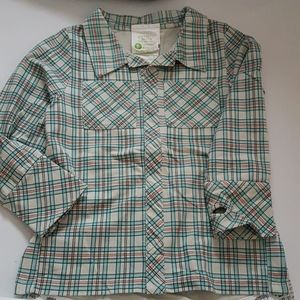 Boys plaid shirt Peekaboo Beans